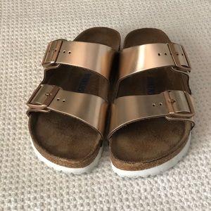 Birkenstock Arizona Metallic Copper(rose gold)